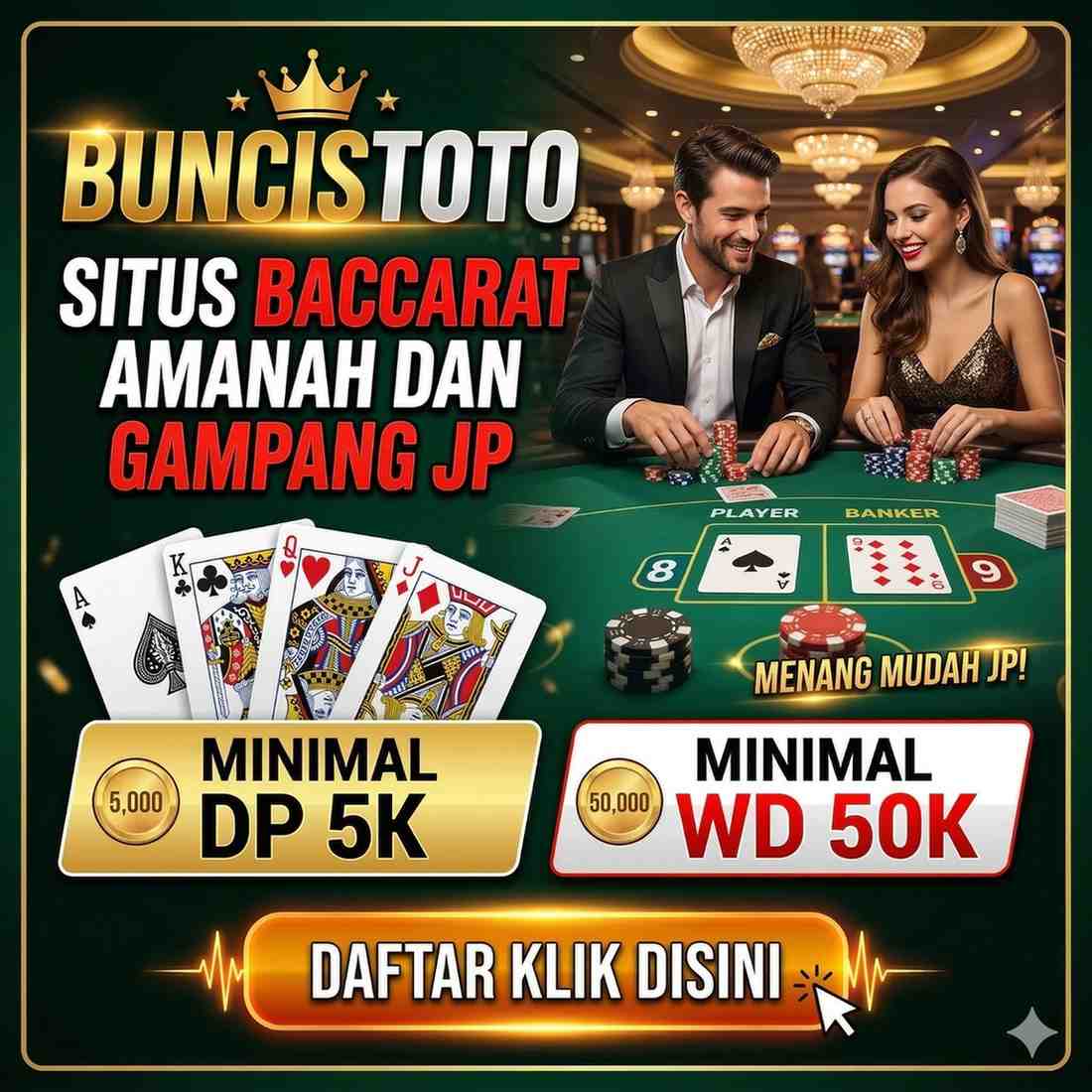 BUNCISTOTO 🔱 BANDAR BACCARAT DENGAN HADIAH KEMENANGAN TERBESAR HINGGA 1000X MODAL image 1